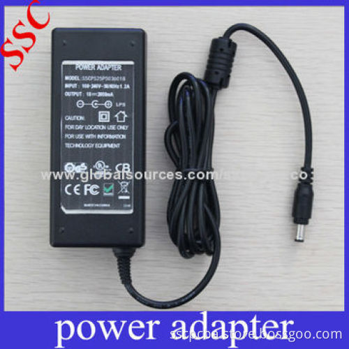 24V 1A laptop adapter with UL, CE, SAA, PSE, KC, CBNew